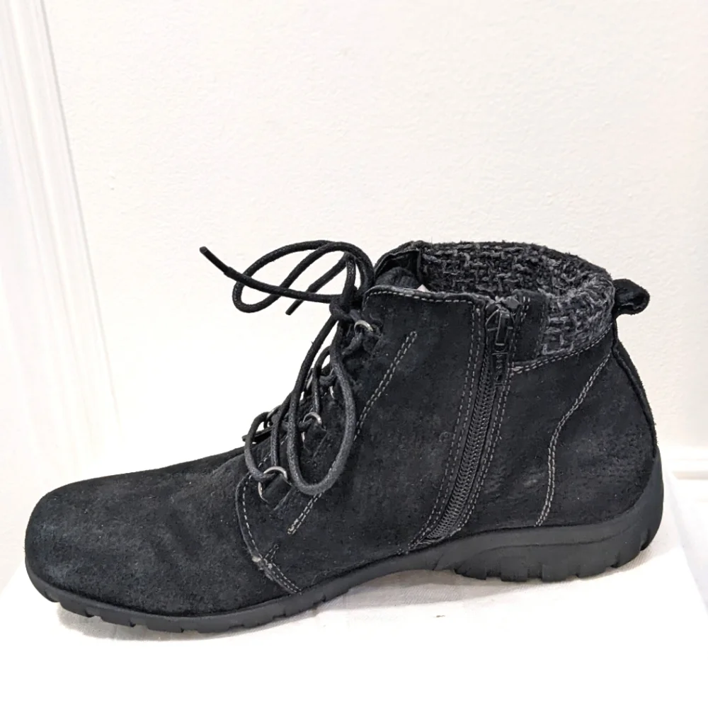 Suede lace up boots by Propet